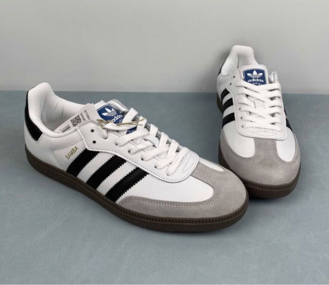 Adidas Samba Talla 38 Blancas y Negras