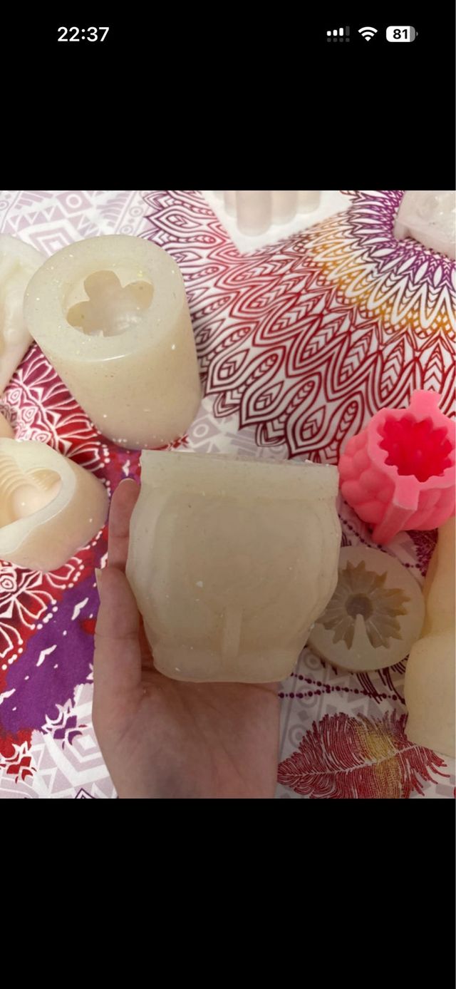 Moldes de silicona para velas