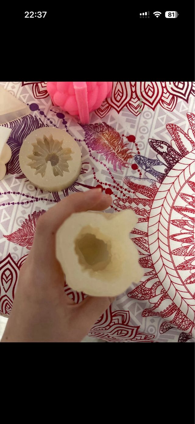 Moldes de silicona para velas