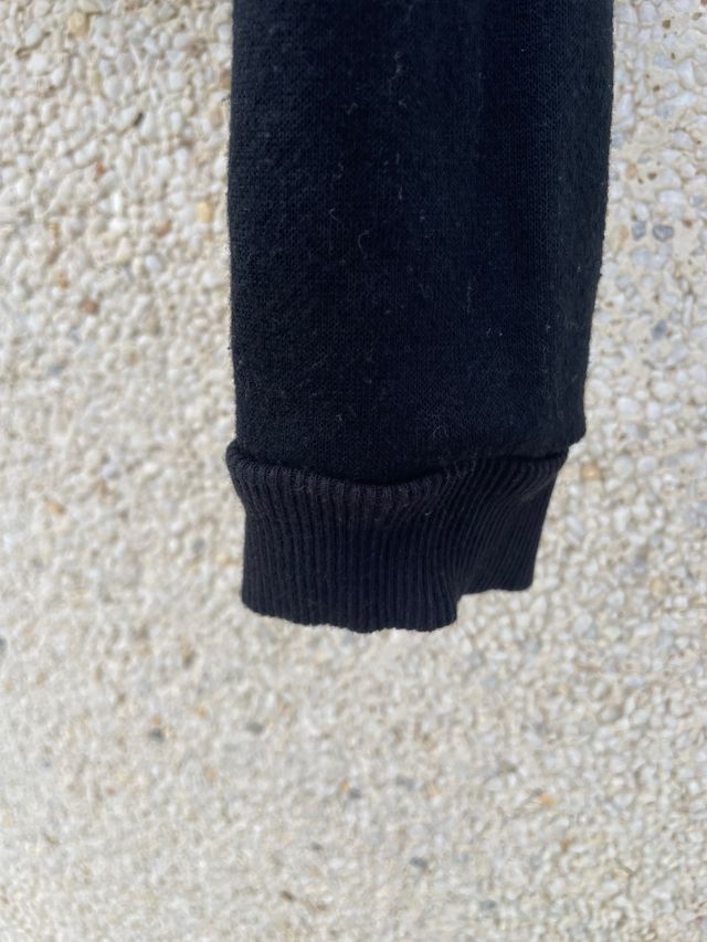 Sudadera corta negra Stradivarius Talla S