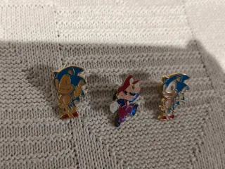 Lote 3 Pines Sonic y Mario