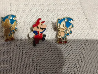 Lote 3 Pines Sonic y Mario