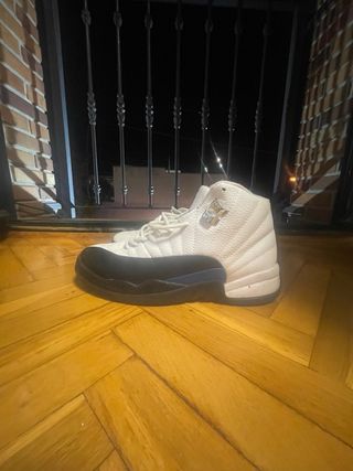 Jordan 12 Zapatillas Blancas y Negras