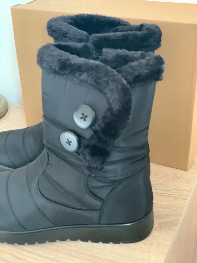 Botas impermeables negras. Número 39