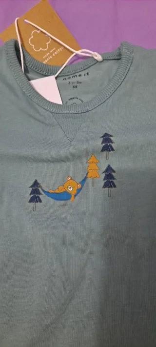 Camiseta bebé de algodón