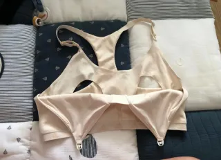 Sujetador lactancia Adidas beige XL