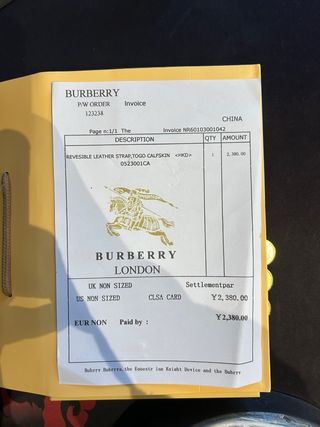 Cintura e portafoglio di Marca Beige e Oro