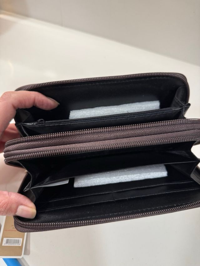 Monedero doble con diseño París 19x10x3