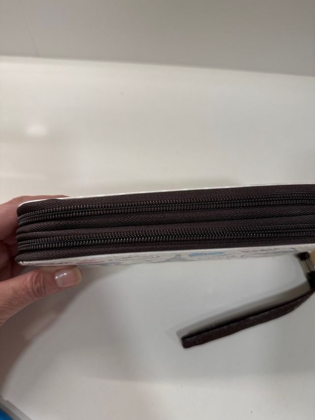 Monedero doble con diseño París 19x10x3