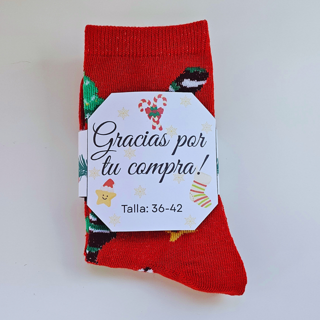 Calcetines navideños! Muy comodos y calentitos! x5