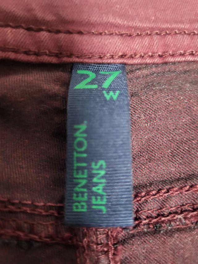 Pantalón Benetton Granate T-27