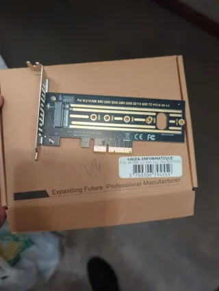 Adaptador NVMe M.2 a PCIe 4.0 x4 Kalea-Informatiqu