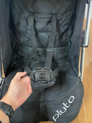 Silla de paseo Pluto negra