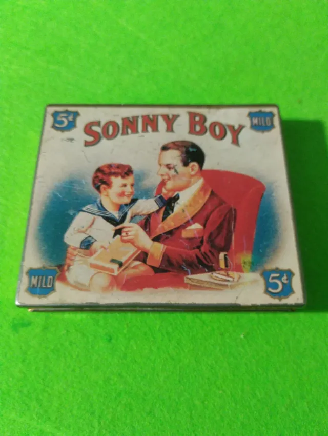 Cajetilla metal Sonny Boy tabaco inglés