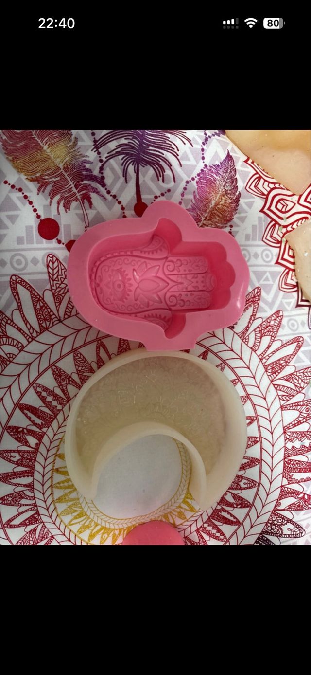 Moldes silicona para velas y manualidades