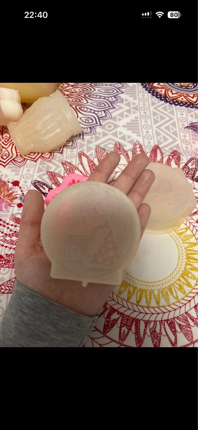 Moldes silicona para velas y manualidades