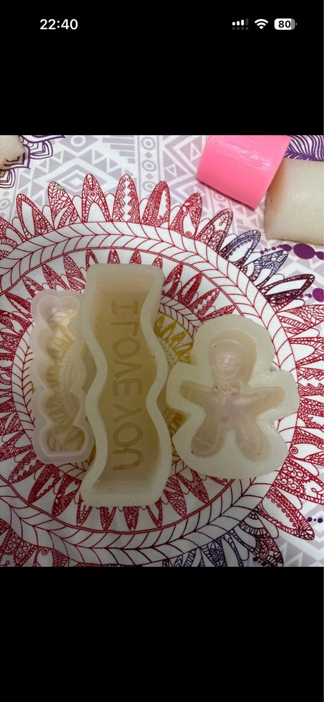 Moldes silicona para velas y manualidades