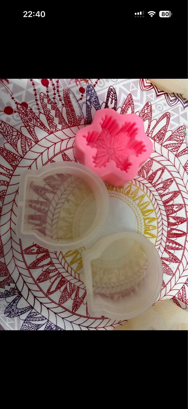 Moldes silicona para velas y manualidades
