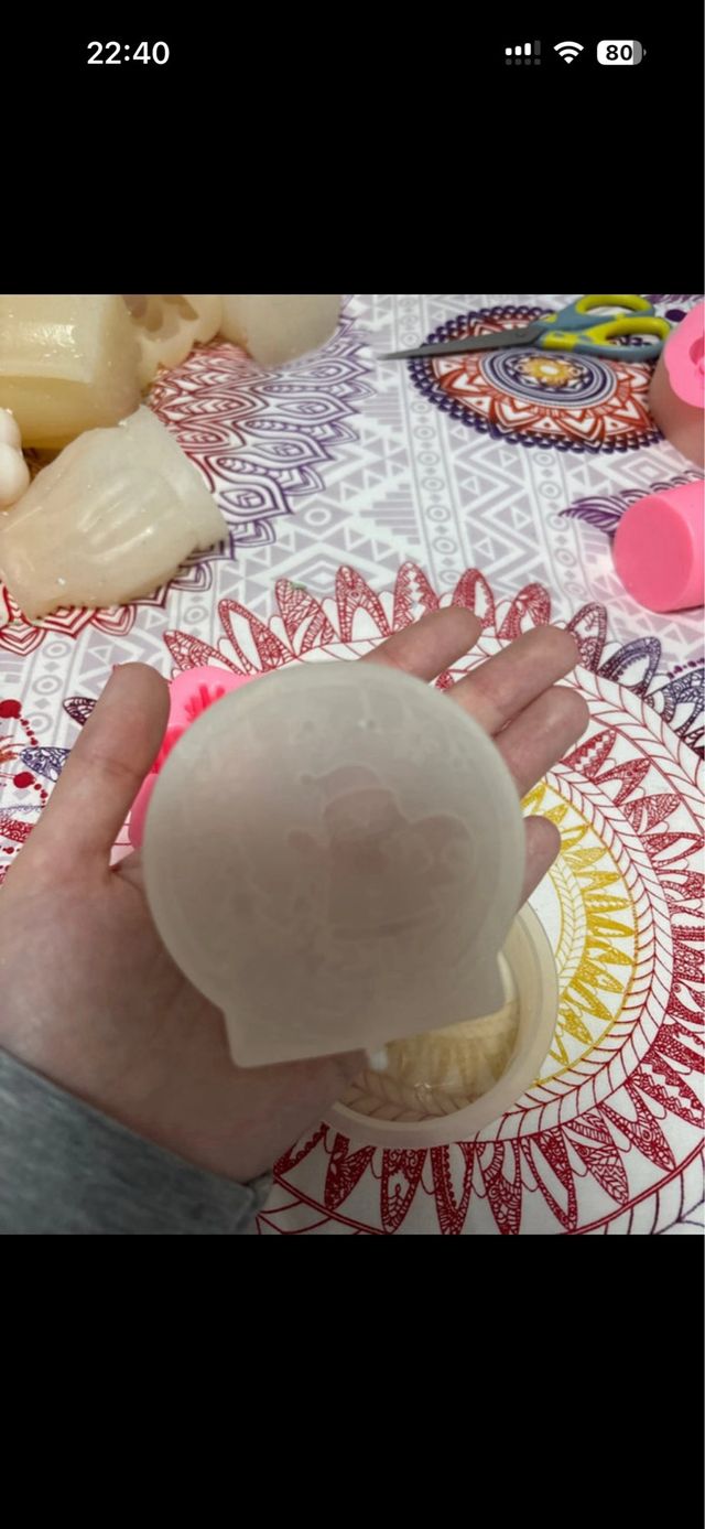 Moldes silicona para velas y manualidades