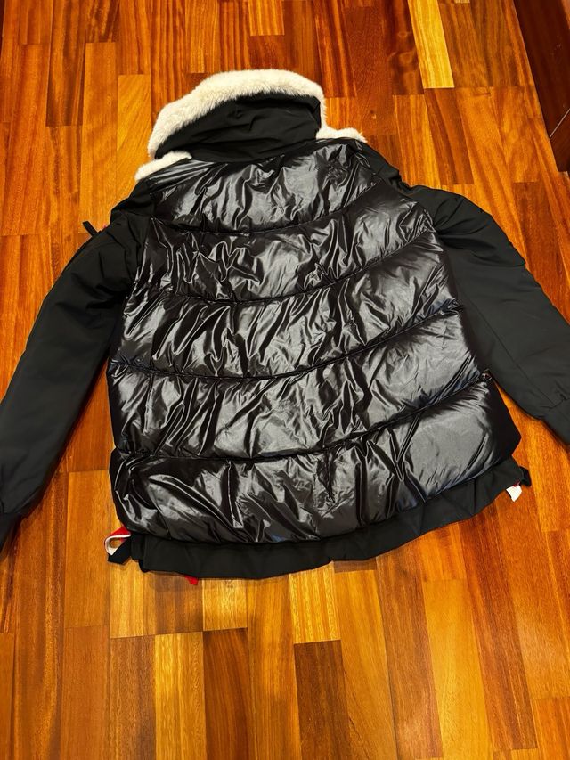 Plumífero Dichi Beige y Negro 38