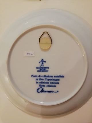 Piatti di Natale 1983-86 da collezione