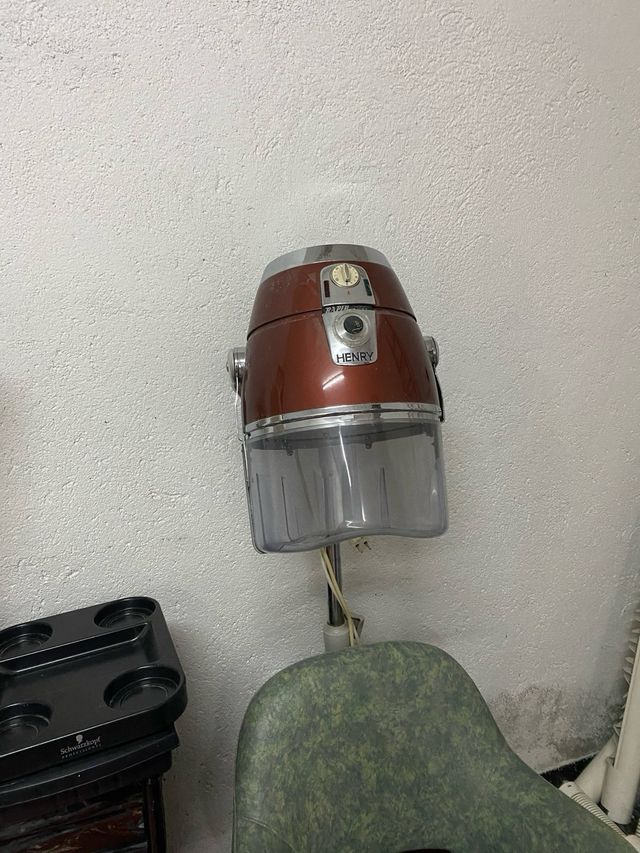 Secador de rulos Henry con sillón