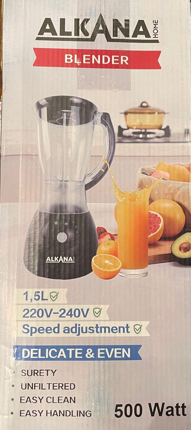 Batidora ALKANA 1.5L 500W Nueva