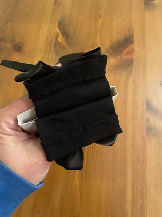 Calze con fiocco nero