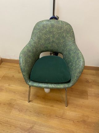 Dos sillones vintage verdes