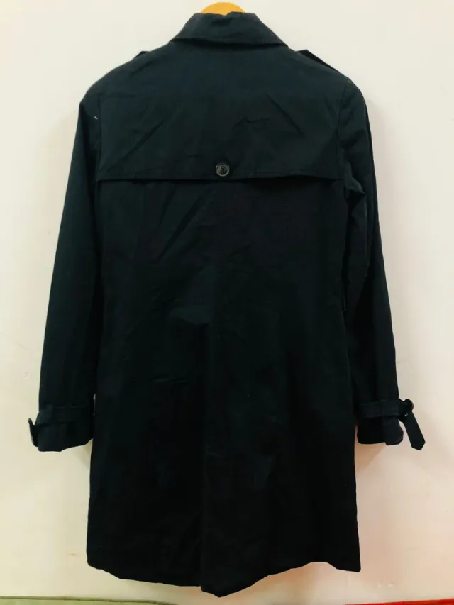 Trench Zara Basic Negro