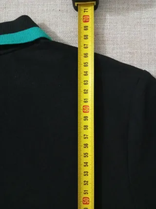 Polo Puma Mercedes Benz Negro y Turquesa