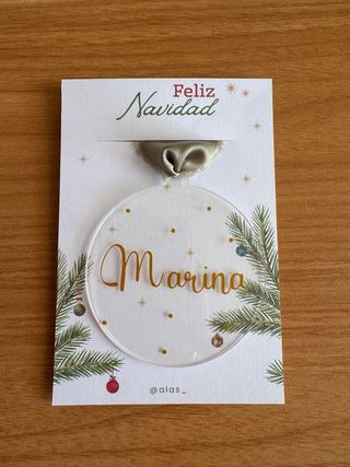 Bola Navidad Personalizada