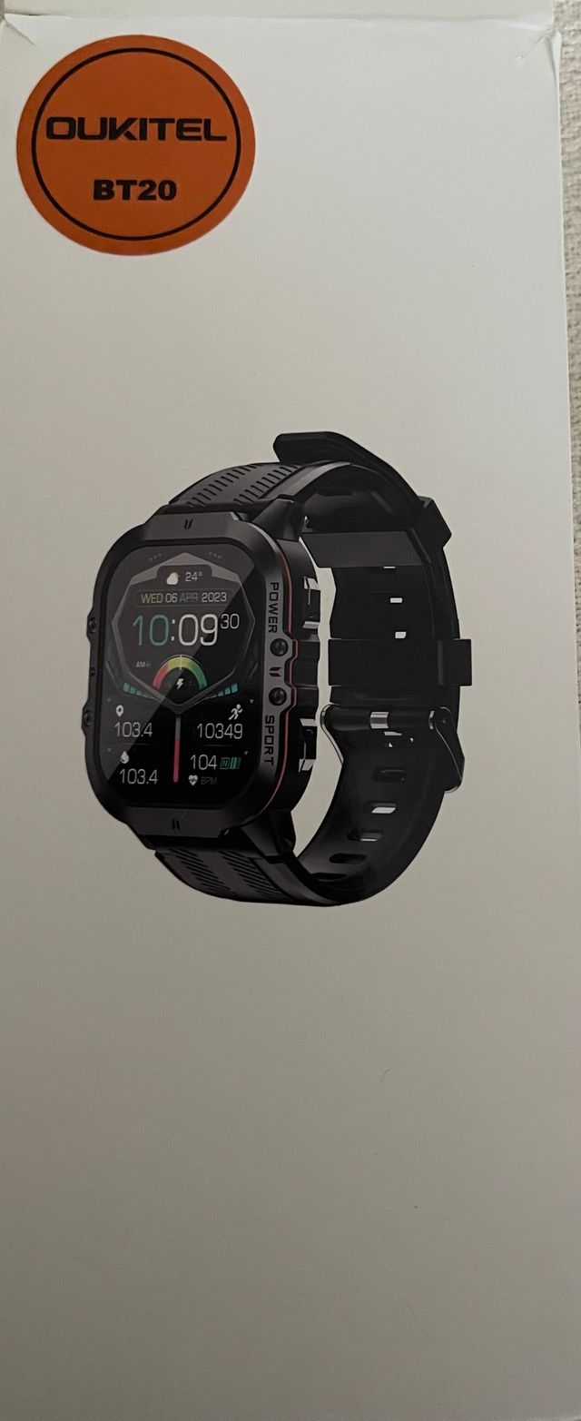 Reloj Smartwatch Oukitel BT20 Negro