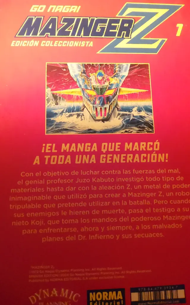 Mazinger 1  Ediccion coleccionista