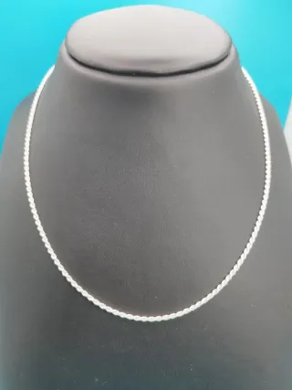 Cordon salomonico Plata 925 mm