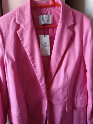 Americana Stradivarius Rosa Talla S Nueva