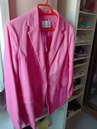 Americana Stradivarius Rosa Talla S Nueva