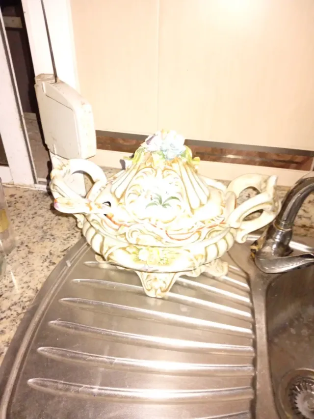 Elegante centro de mesa vintage