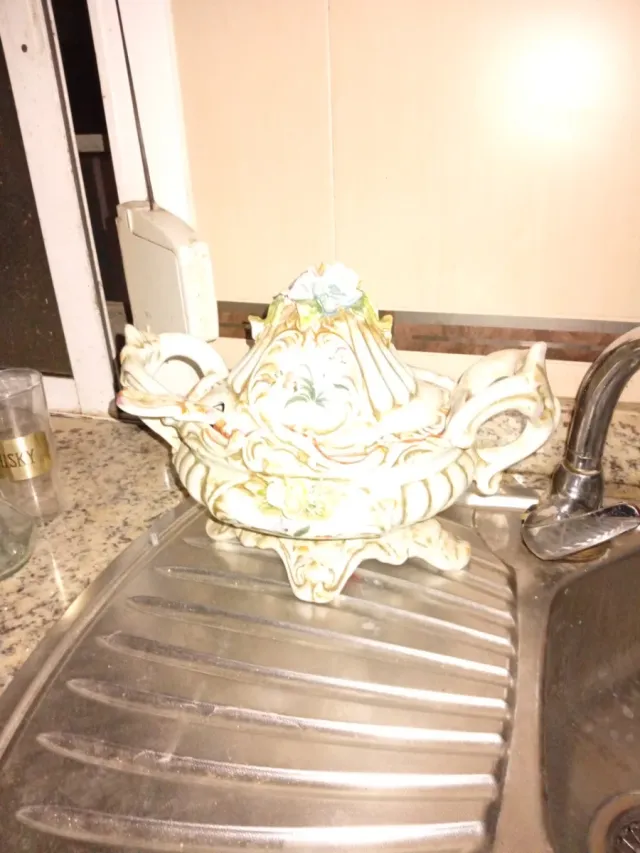 Elegante centro de mesa vintage