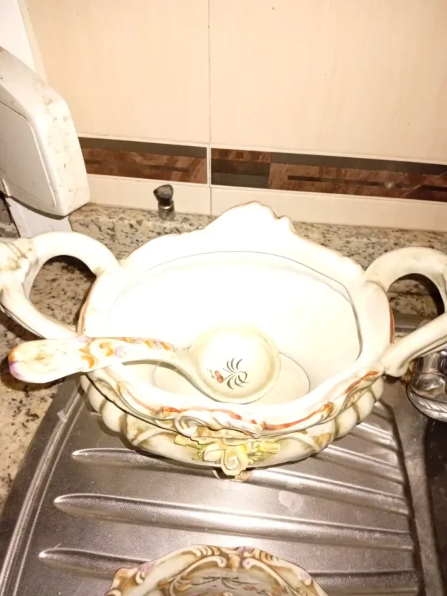 Elegante centro de mesa vintage