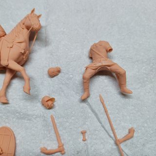 FIGURA ROMANO A CABALLO 54MM