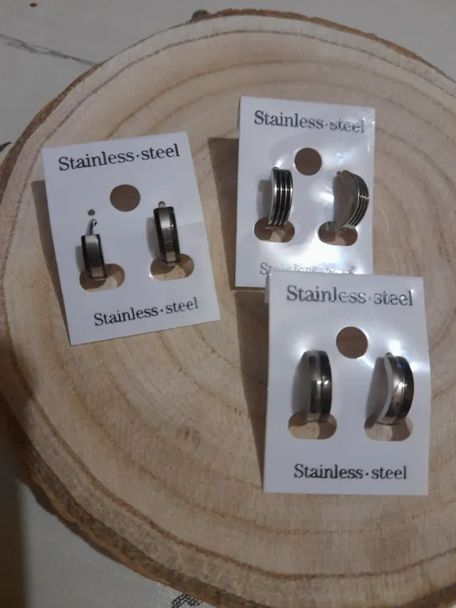Pendientes Aro Chico Acero Inoxidable