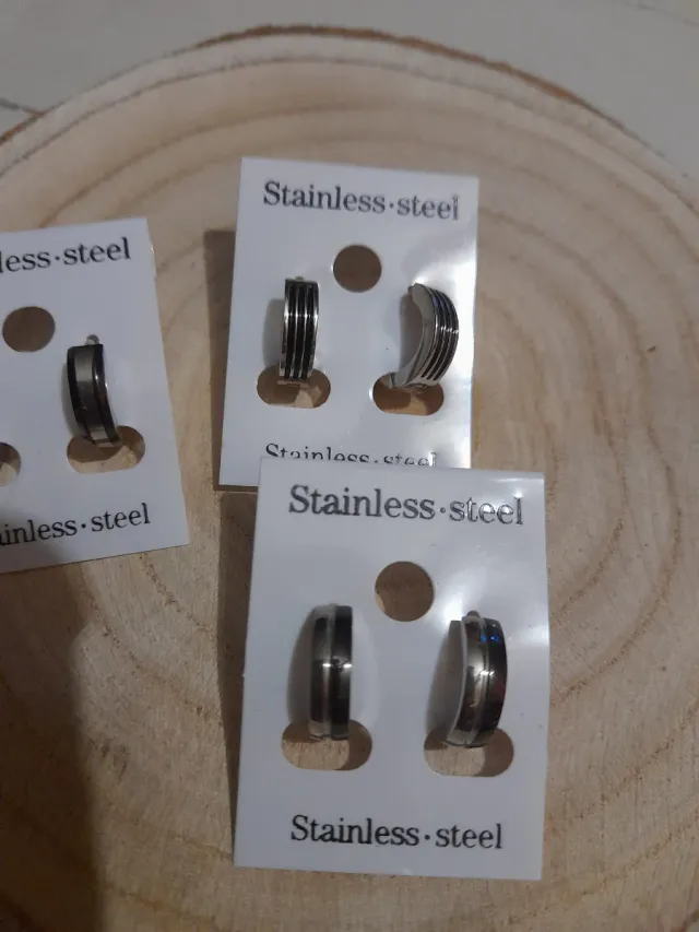 Pendientes Aro Chico Acero Inoxidable