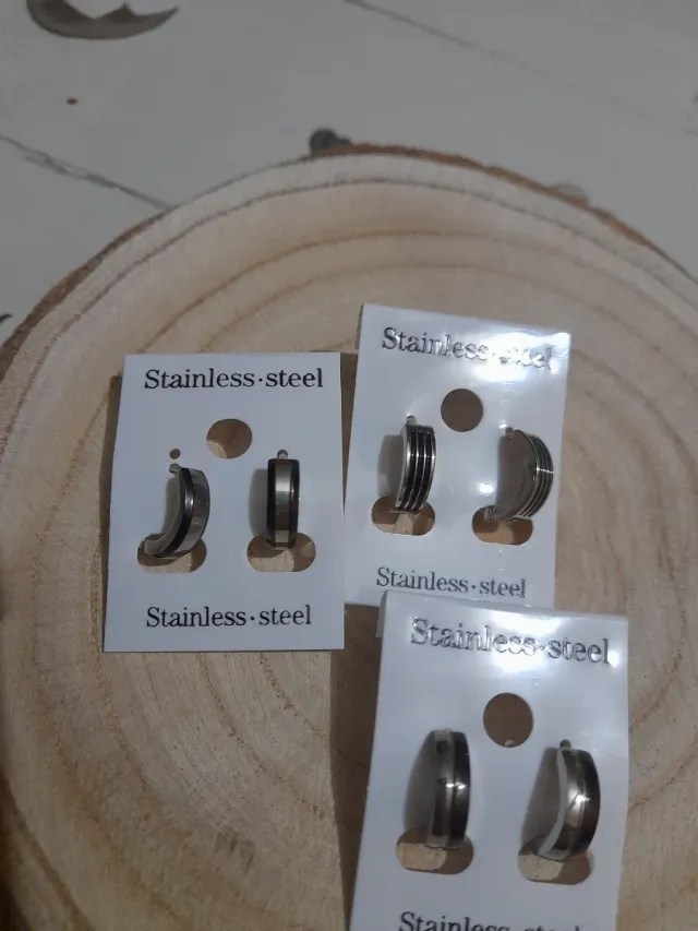 Pendientes Aro Chico Acero Inoxidable