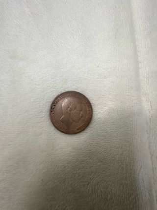 Moneda Alfonso XII 1877
