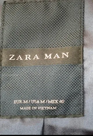 Zara Giubbotto Uomo Beige M