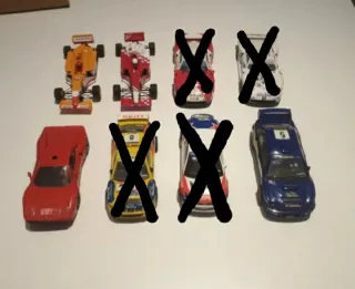 Lote coches Scalextric Slot