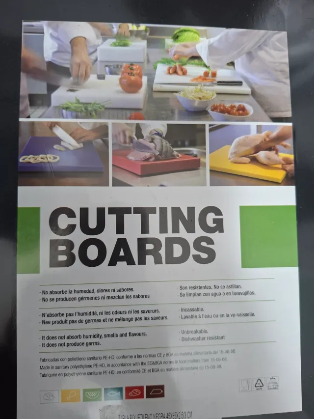 Tabla de cortar Schmidt negra