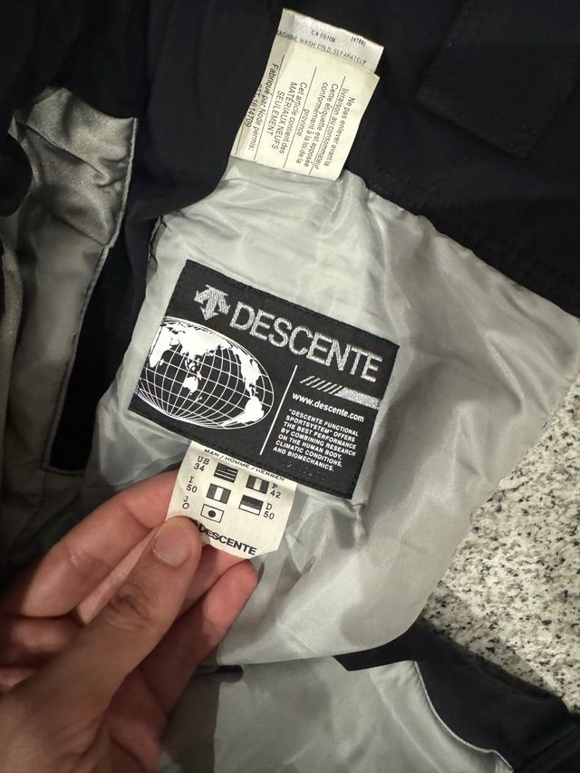 Pantalón de esquí Descente negro