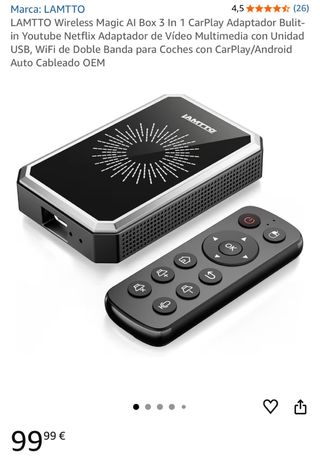 RC26 Adaptador CarPlay Inalámbrico IAMTTO